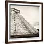 ¡Viva Mexico! Square Collection - Chichen Itza Pyramid XVIII-Philippe Hugonnard-Framed Photographic Print