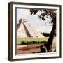 ¡Viva Mexico! Square Collection - Chichen Itza Pyramid-Philippe Hugonnard-Framed Photographic Print