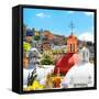 ¡Viva Mexico! Square Collection - Church Domes - Guanajuato-Philippe Hugonnard-Framed Stretched Canvas