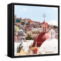 ¡Viva Mexico! Square Collection - Church Domes II - Guanajuato-Philippe Hugonnard-Framed Stretched Canvas