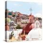 ¡Viva Mexico! Square Collection - Church Domes II - Guanajuato-Philippe Hugonnard-Stretched Canvas