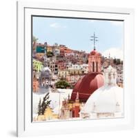 ¡Viva Mexico! Square Collection - Church Domes II - Guanajuato-Philippe Hugonnard-Framed Photographic Print