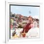 ¡Viva Mexico! Square Collection - Church Domes II - Guanajuato-Philippe Hugonnard-Framed Photographic Print