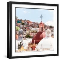 ¡Viva Mexico! Square Collection - Church Domes II - Guanajuato-Philippe Hugonnard-Framed Photographic Print