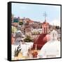 ¡Viva Mexico! Square Collection - Church Domes II - Guanajuato-Philippe Hugonnard-Framed Stretched Canvas