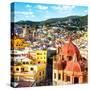 ¡Viva Mexico! Square Collection - Church Domes in Guanajuato II-Philippe Hugonnard-Stretched Canvas