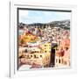 ¡Viva Mexico! Square Collection - Church Domes in Guanajuato III-Philippe Hugonnard-Framed Photographic Print