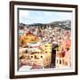 ¡Viva Mexico! Square Collection - Church Domes in Guanajuato III-Philippe Hugonnard-Framed Photographic Print