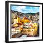 ¡Viva Mexico! Square Collection - Church Domes in Guanajuato-Philippe Hugonnard-Framed Photographic Print