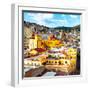 ¡Viva Mexico! Square Collection - Church Domes in Guanajuato-Philippe Hugonnard-Framed Photographic Print