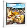 ¡Viva Mexico! Square Collection - Church Domes in Guanajuato-Philippe Hugonnard-Framed Photographic Print