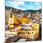 ¡Viva Mexico! Square Collection - Church Domes in Guanajuato-Philippe Hugonnard-Mounted Photographic Print