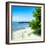 ¡Viva Mexico! Square Collection - Coastline Paradise in Isla Mujeres II-Philippe Hugonnard-Framed Photographic Print