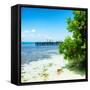 ¡Viva Mexico! Square Collection - Coastline Paradise in Isla Mujeres II-Philippe Hugonnard-Framed Stretched Canvas