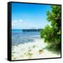 ¡Viva Mexico! Square Collection - Coastline Paradise in Isla Mujeres II-Philippe Hugonnard-Framed Stretched Canvas