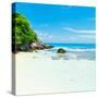 ¡Viva Mexico! Square Collection - Coastline Paradise in Isla Mujeres IV-Philippe Hugonnard-Stretched Canvas