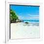 ¡Viva Mexico! Square Collection - Coastline Paradise in Isla Mujeres IV-Philippe Hugonnard-Framed Photographic Print