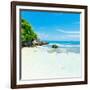 ¡Viva Mexico! Square Collection - Coastline Paradise in Isla Mujeres IV-Philippe Hugonnard-Framed Photographic Print