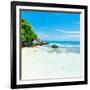 ¡Viva Mexico! Square Collection - Coastline Paradise in Isla Mujeres IV-Philippe Hugonnard-Framed Photographic Print