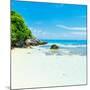 ¡Viva Mexico! Square Collection - Coastline Paradise in Isla Mujeres IV-Philippe Hugonnard-Mounted Photographic Print