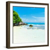 ¡Viva Mexico! Square Collection - Coastline Paradise in Isla Mujeres IV-Philippe Hugonnard-Framed Photographic Print