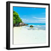 ¡Viva Mexico! Square Collection - Coastline Paradise in Isla Mujeres IV-Philippe Hugonnard-Framed Photographic Print