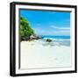 ¡Viva Mexico! Square Collection - Coastline Paradise in Isla Mujeres IV-Philippe Hugonnard-Framed Photographic Print