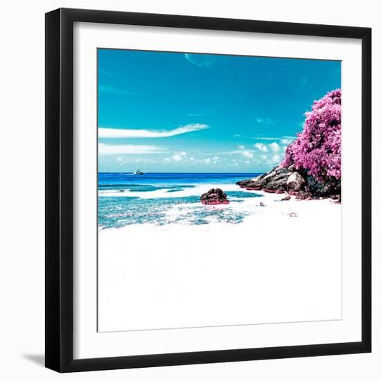 ¡Viva Mexico! Square Collection - Coastline Paradise in Isla Mujeres V-Philippe Hugonnard-Framed Photographic Print