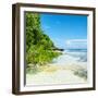 ¡Viva Mexico! Square Collection - Coastline Paradise in Isla Mujeres VI-Philippe Hugonnard-Framed Photographic Print