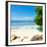 ¡Viva Mexico! Square Collection - Coastline Paradise in Isla Mujeres-Philippe Hugonnard-Framed Photographic Print