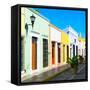 ¡Viva Mexico! Square Collection - Coloful Street V-Philippe Hugonnard-Framed Stretched Canvas