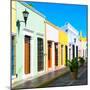 ¡Viva Mexico! Square Collection - Coloful Street V-Philippe Hugonnard-Mounted Photographic Print