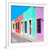 ¡Viva Mexico! Square Collection - Coloful Street VII-Philippe Hugonnard-Framed Photographic Print