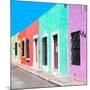 ¡Viva Mexico! Square Collection - Coloful Street VII-Philippe Hugonnard-Mounted Photographic Print