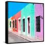 ¡Viva Mexico! Square Collection - Coloful Street VII-Philippe Hugonnard-Framed Stretched Canvas