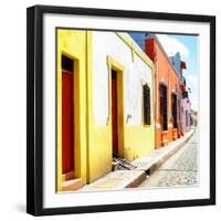 ¡Viva Mexico! Square Collection - Coloful Street-Philippe Hugonnard-Framed Photographic Print