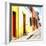 ¡Viva Mexico! Square Collection - Coloful Street-Philippe Hugonnard-Framed Photographic Print