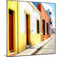 ¡Viva Mexico! Square Collection - Coloful Street-Philippe Hugonnard-Mounted Photographic Print