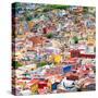 ¡Viva Mexico! Square Collection - Colorful Guanajuato II-Philippe Hugonnard-Stretched Canvas