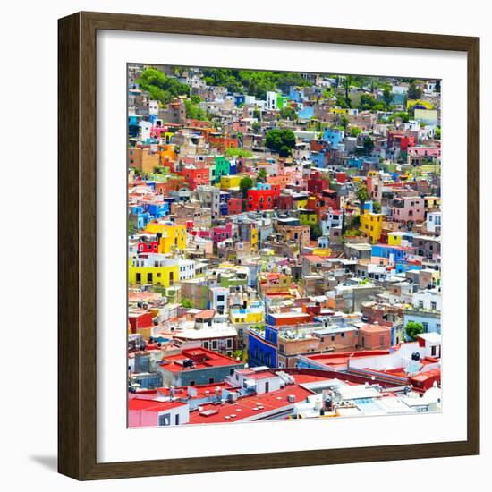 ¡Viva Mexico! Square Collection - Colorful Guanajuato IX-Philippe Hugonnard-Framed Photographic Print