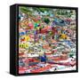 ¡Viva Mexico! Square Collection - Colorful Guanajuato IX-Philippe Hugonnard-Framed Stretched Canvas