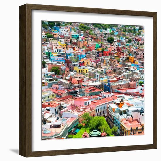 ¡Viva Mexico! Square Collection - Colorful Guanajuato V-Philippe Hugonnard-Framed Photographic Print