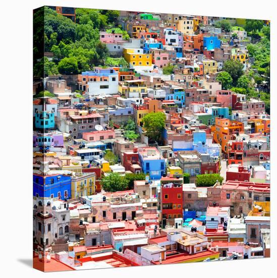¡Viva Mexico! Square Collection - Colorful Guanajuato VI-Philippe Hugonnard-Stretched Canvas