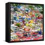 ¡Viva Mexico! Square Collection - Colorful Guanajuato VIII-Philippe Hugonnard-Framed Stretched Canvas