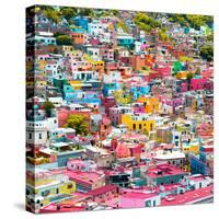 ¡Viva Mexico! Square Collection - Colorful Guanajuato X-Philippe Hugonnard-Stretched Canvas