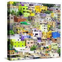 ¡Viva Mexico! Square Collection - Colorful Guanajuato XIII-Philippe Hugonnard-Stretched Canvas