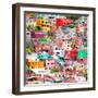 ¡Viva Mexico! Square Collection - Colorful Guanajuato XIV-Philippe Hugonnard-Framed Photographic Print