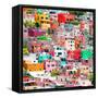 ¡Viva Mexico! Square Collection - Colorful Guanajuato XIV-Philippe Hugonnard-Framed Stretched Canvas