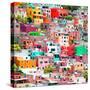 ¡Viva Mexico! Square Collection - Colorful Guanajuato XIV-Philippe Hugonnard-Stretched Canvas