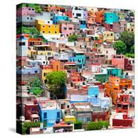 ¡Viva Mexico! Square Collection - Colorful Guanajuato XV-Philippe Hugonnard-Stretched Canvas